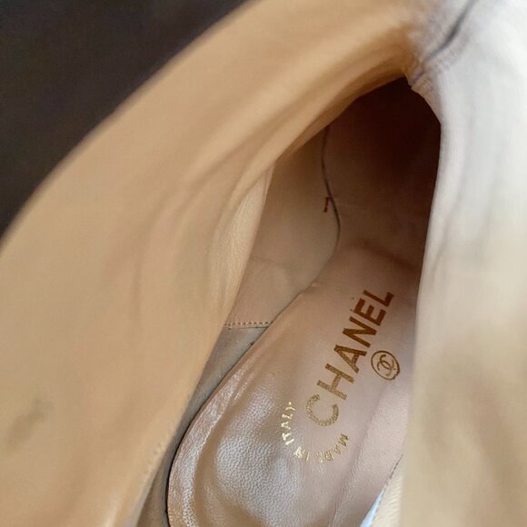 Vintage Chanel Mesh CC Ankle Boots - Picture 7 of 9